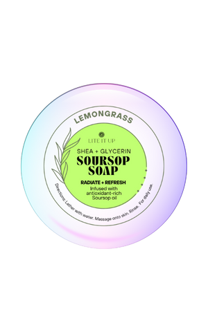 SOURSOP + SHEA + ALOE Face and Body Soap - Lemongrass