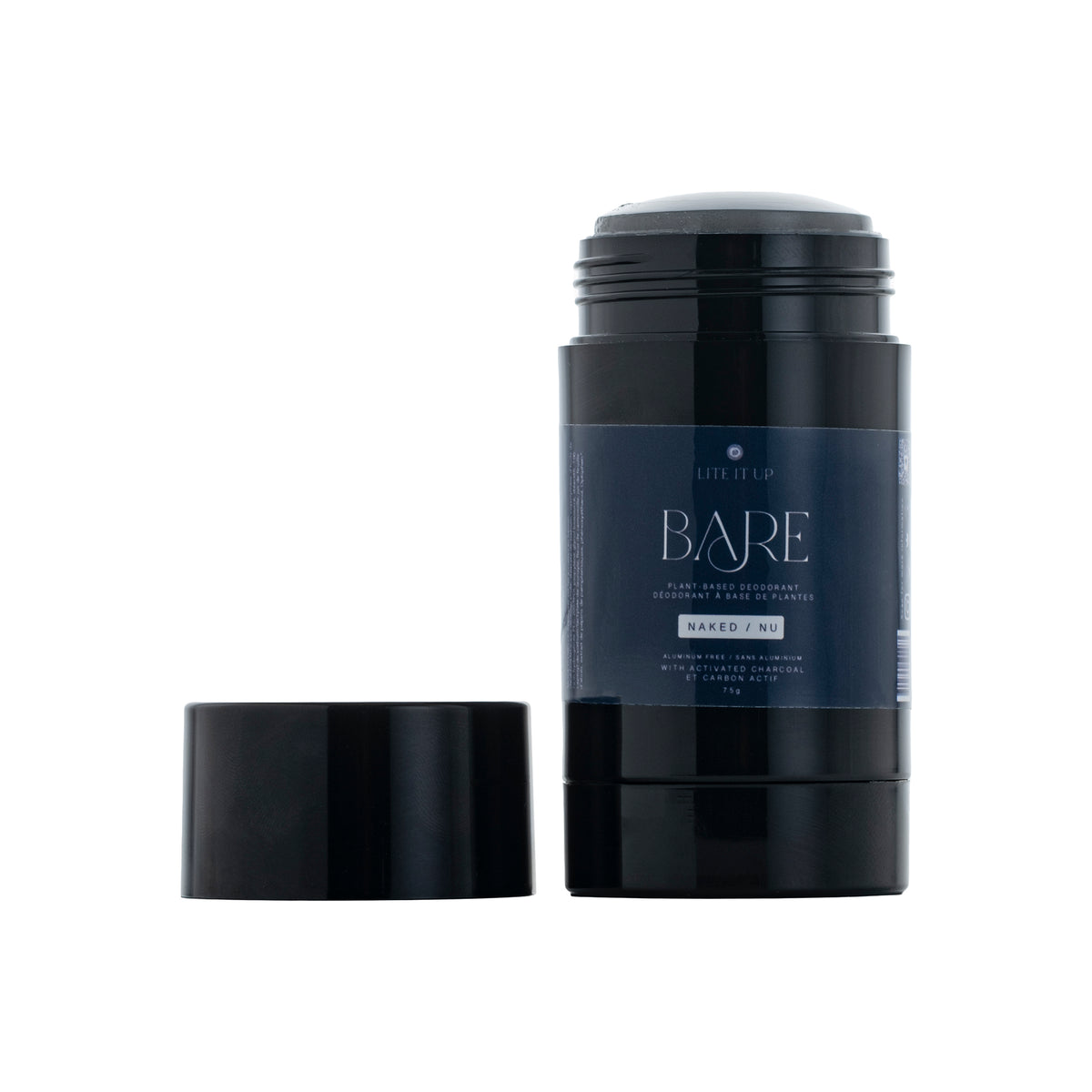BARE Plant Based Deodorant - NAKED w/Activated Charcoal